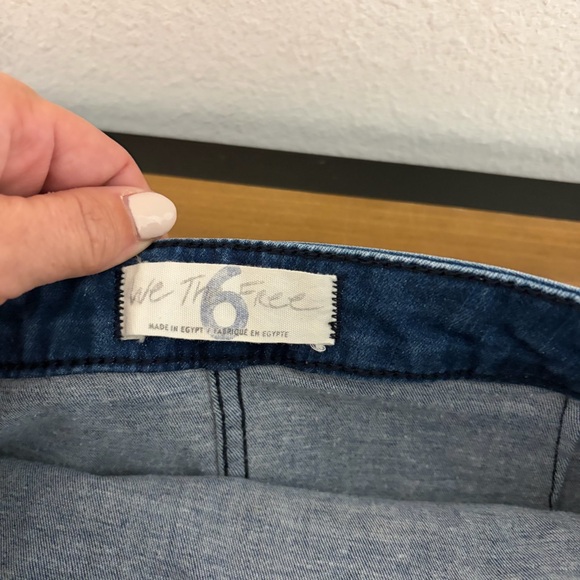 We The Free Blue Denim Mini Skirt – Size 6 - Picture 4 of 6